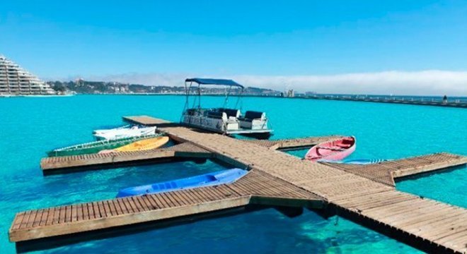 Conheça a maior piscina do mundo que ocupa 8 hectares e fica no Chile