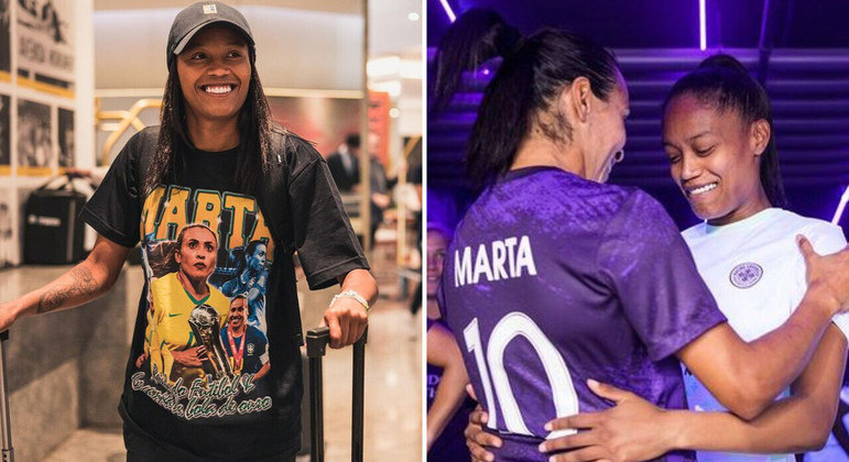 Como uma boa jogadora de futebol, a brasileira se espelha na Rainha Marta e, durante as viagens para a Copa do Mundo, ela se vestiu em homenagem à camisa 10. Nos Estados Unidos, as duas se encontraram em uma partida do Racing Louisville FC, de Ary, contra o Orlando Pride, de Marta