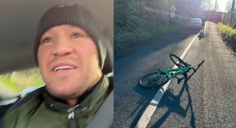 McGregor compartilhou os momentos pós atropelamento nas redes sociais
