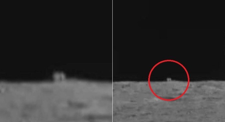 Conspiracionistas enxergaram 'cabana alienígena' em foto clicada por rover lunar chinês