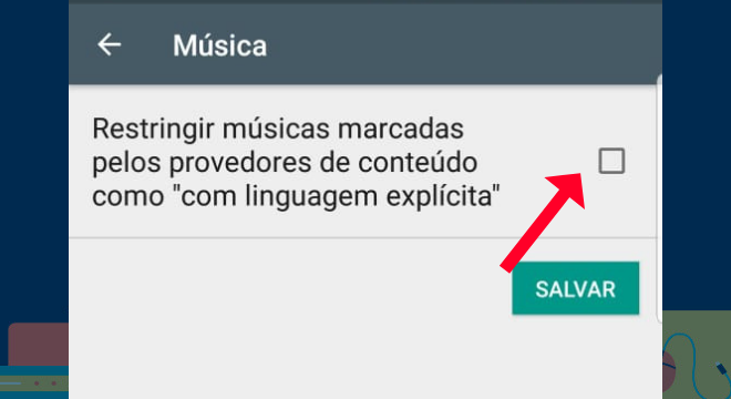 Na categoria de música, os pais podem ativar a configuração que limita músicas com linguagem inapropriadaLeia também: Saiba como proteger seu WhatsApp de ser espionado por outras pessoas