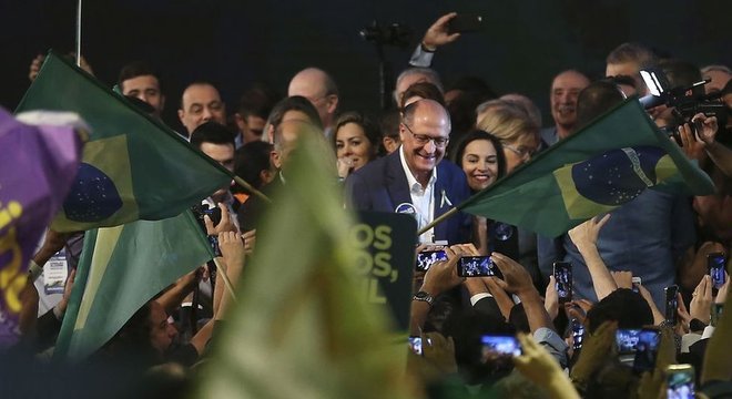 Geraldo Alckmin, do PSDB, costurou ampla aliança com nove partidos