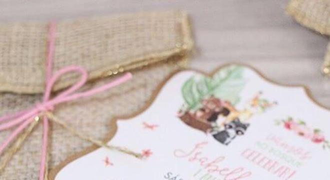 Convite de aniversário infantil