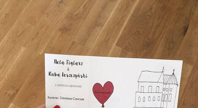 convite de casamento simples e divertido