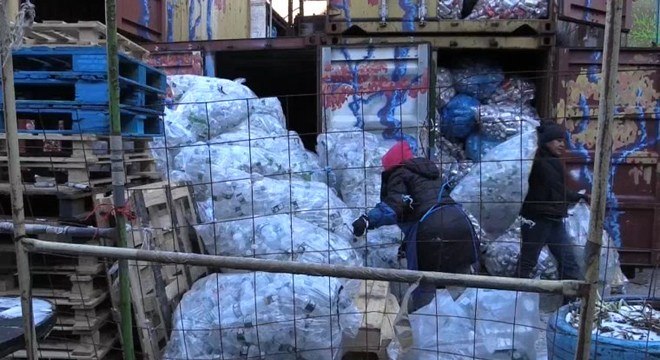 A cooperativa no Brooklyn trabalha com cerca de 750 catadores de latinhas