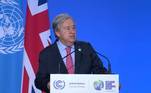 'Falhar não é uma opção', diz secretário-geral da ONU na COP26VEJA MAIS