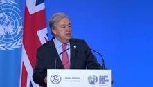 'Falhar não é uma opção', diz secretário-geral da ONU na COP26 