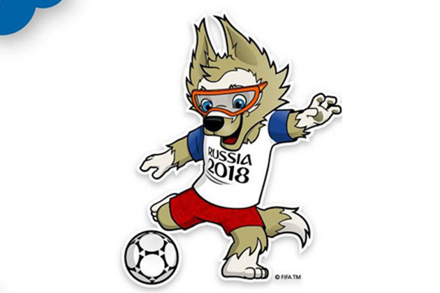Copa da Rússia (2018) - Zabivaka - O nome deste lobo, em russo, significa 