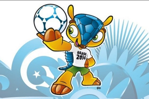 Copa do Brasil (2014) - Fuleco - O tatu-bola foi criado pela agência 100% Design. O nome junta as palavras Futebol e Ecologia, e foi votado pela internet. 