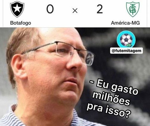 Copa do Brasil: os melhores memes da classificação do América-MG diante do Botafogo.