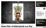 Marca (Espanha)'Morre Pelé: o futebol perde o seu Rei'
