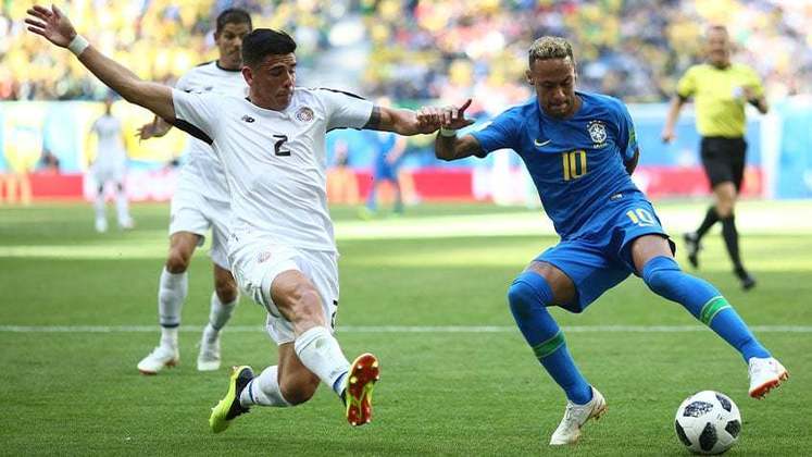 Copa do Mundo 2018 - Primeira fase - Brasil 2 x 0 Costa Rica - Gol: Philippe Coutinho e Neymar