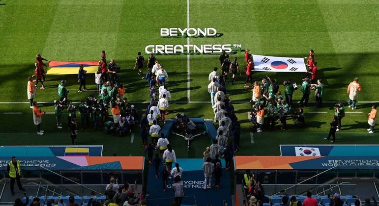 Colômbia e Coreia do Sul abriram os jogos do sexto dia da Copa do Mundo feminina pelo Grupo H.