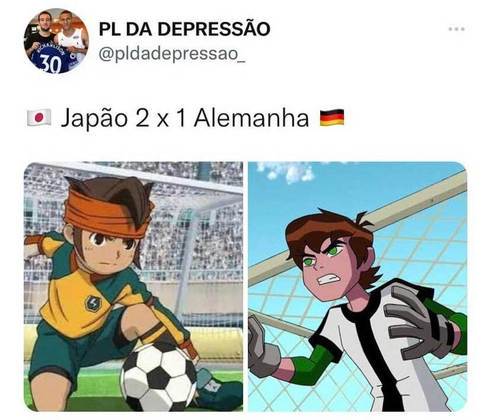 Copa do Mundo - Os melhores memes da derrota da Alemanha, de virada, para o Japão.