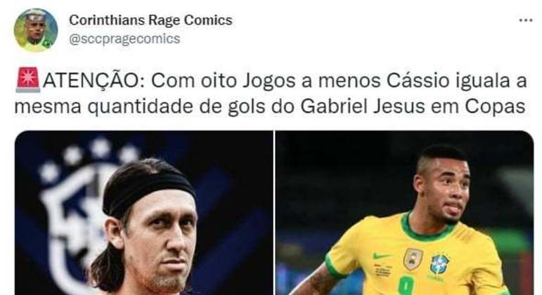 Gabriel Jesus triste, camarões para o jantar: veja memes do jogo do Brasil