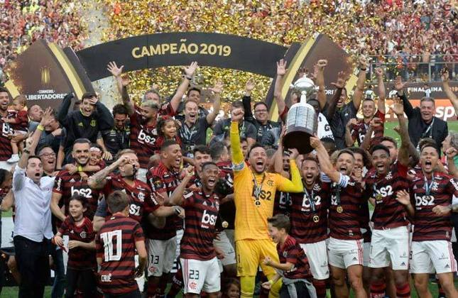 Copa Libertadores 2019 - Na primeira final única da Copa, o Flamengo, com dois gols de Gabigol, virou para cima do River Plate (ARG) e conquistou o bi da América