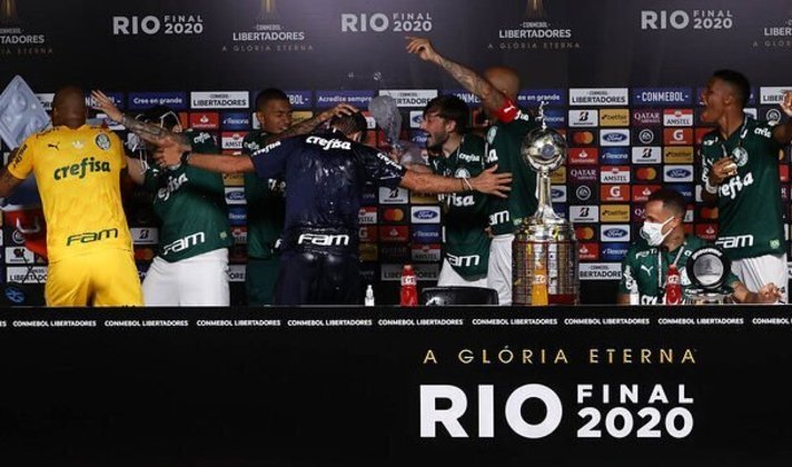 Copa Libertadores de 2020 - O cartão de visitas de Abel foi simplesmente a conquista do torneio mais cobiçado do continente, dando termo a um jejum de 21 anos - Foto: Cesar Greco/Palmeiras
