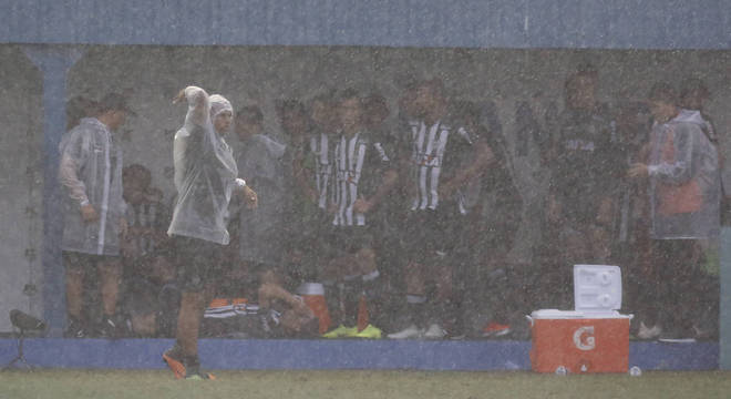 Tempestade caiu sobre Diadema durante jogo entre Atlético-MG e Água Santa