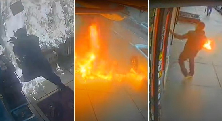 Homem jogou coquetel Molotov dentro de mercearia em Nova York