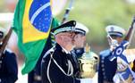 O coração de dom Pedro 1º chegou a Brasília na manhã desta segunda-feira (22). O órgão do primeiro imperador do Brasil é conservado em formol e foi carregado pelo superintendente da polícia portuguesa, Antônio Leitão da Silva. 