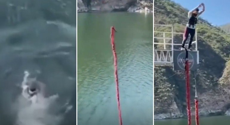 Jovem despencou de altura de 40 m após corda de bungee jumping falhar