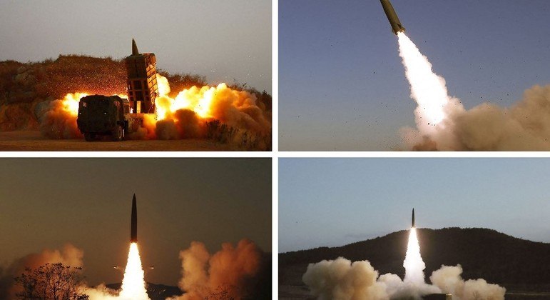 Exército Popular da Coreia do Norte realiza série de testes de mísseis 