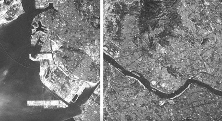 Fotos tiradas por satélite espião da Coreia do Norte