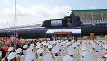 Coreia do Norte faz cerimônia para apresentar o primeiro submarino nuclear de sua história