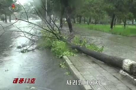 Poderoso tufão Lingling provocou uma morte