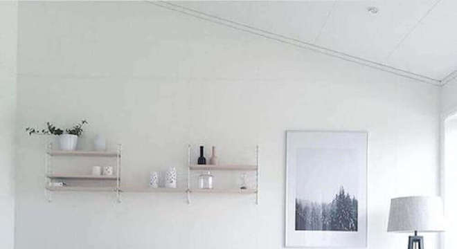 cores de casas com sala branca