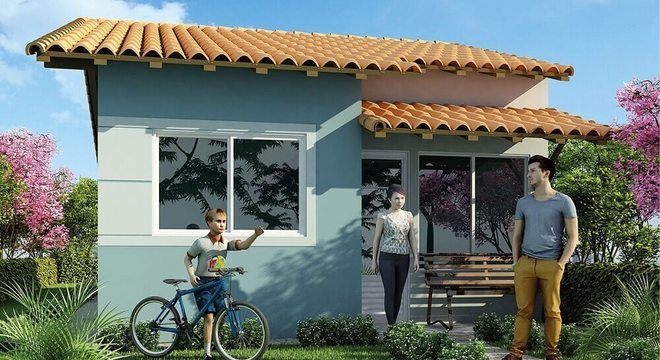 cores para casa azul