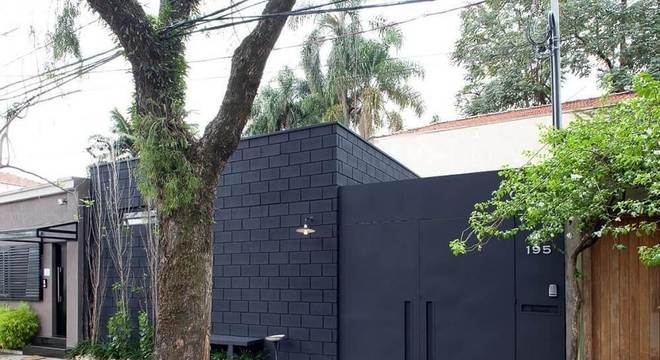cores para casa com fachada preta