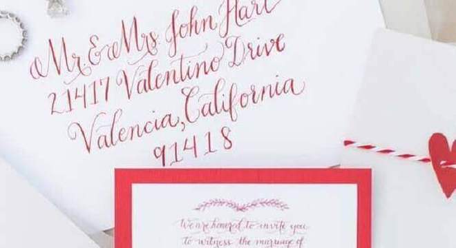 cores para convite de casamento simples e moderno 