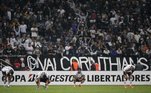 Corinthians 0 x 1 Guarani-PAR - Oitavas de final da Libertadores 2015 (jogo de volta)- 13 de maio de 2015 (3 a 0 no agregado porque o Timão tinha perdido por 2 a 0 na ida, no Paraguai)