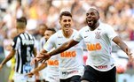 Corinthians 2 x 1 Santos - semifinal do Paulistão de 2019 jogo de ida - 31 de março de 2019 - (Timão se classificou nos pênaltis após perder por 1 a 0)