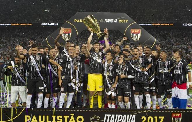 Corinthians —Campeão em 2017 contra a Ponte Preta