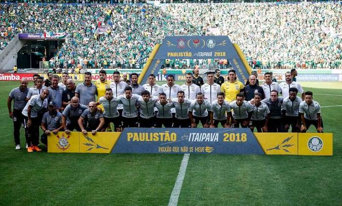 Corinthians —Bicampeão em 2018 contra o Palmeiras