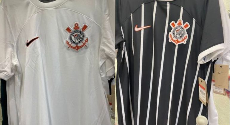Camisa principal e de visitante do Corinthians para a temporada de 2023 vazam nas redes sociais
