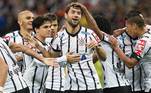 Corinthians 3 x 1 Bragantino - Oitavas de final da Copa do Brasil 2014 (jogo de volta) - 3 de setembro de 2014 (3 a 2 no agregado porque na ida o Braga tinha vencido por 1 a 0)