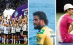 O último final de semana teve sabor de vitória para diversos brasileiros espalhados pelo mundo. O nome do país ganhou destaque no futebol, no tênis e até no surfe. Confira o que rolou no esporte nos últimos dois dias: