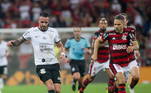 No entanto, na grande final contra o Flamengo, Renato Augusto e seus companheiros ficaram no quase, e perderam a decisão nas penalidades. Para piorar, foi para o próprio Flamengo que o Timão havia sido eliminado da Libertadores, meses antes