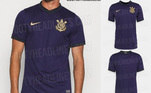 O suposto terceiro uniforme do Corinthians foi vazado na internet. Imagens da camisa que circulam nas redes sociais, trazidas pelo 