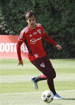 Igor Gomes em treino