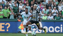 Santos e Coritiba empatam em jogo morno pelo Campeonato Brasileiro