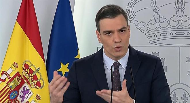 O presidente do governo da Espanha, Pedro Sánchez