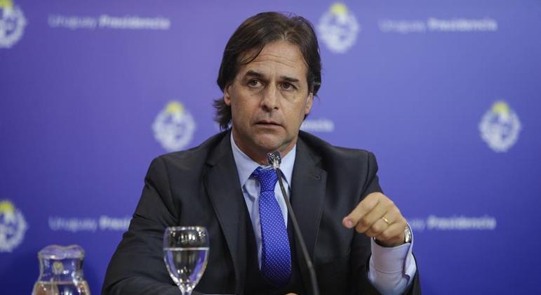 O presidente do Uruguai, Luis Lacalle Pou