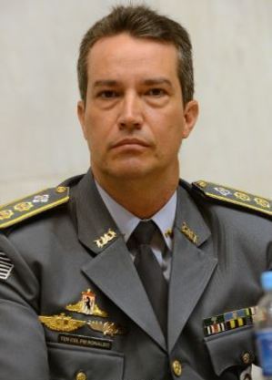 O novo comandante da PM, Ronaldo Miguel Vieira