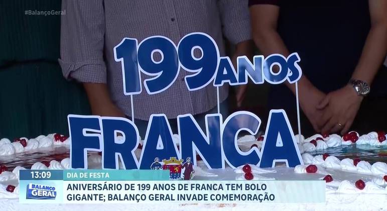 Bolo gigante e muitas atrações na festa de aniversário – Jornal