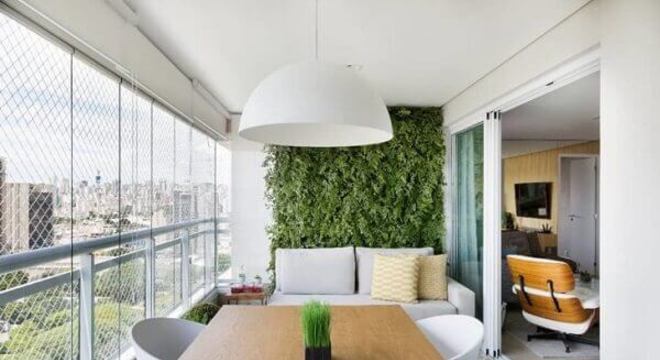 Cortina de vidro para sala de jantar grande