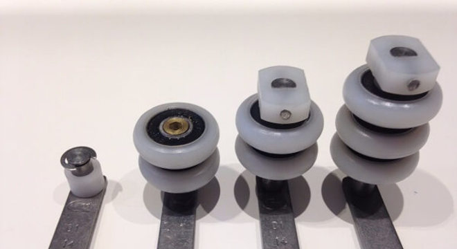 Cortina e vidro kit roldana